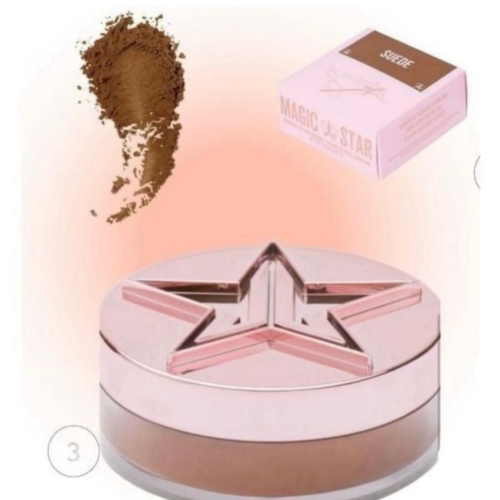 New Jeffree Star Cosmetics Magic Star Luminous Setting Powder, Color Suede